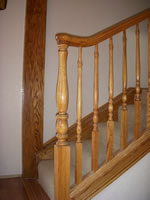 Newel post with endcap