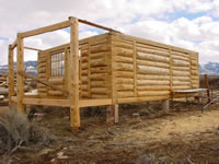 Post and Beam log home