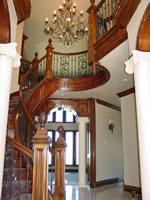 Circular Staircase and Balcony