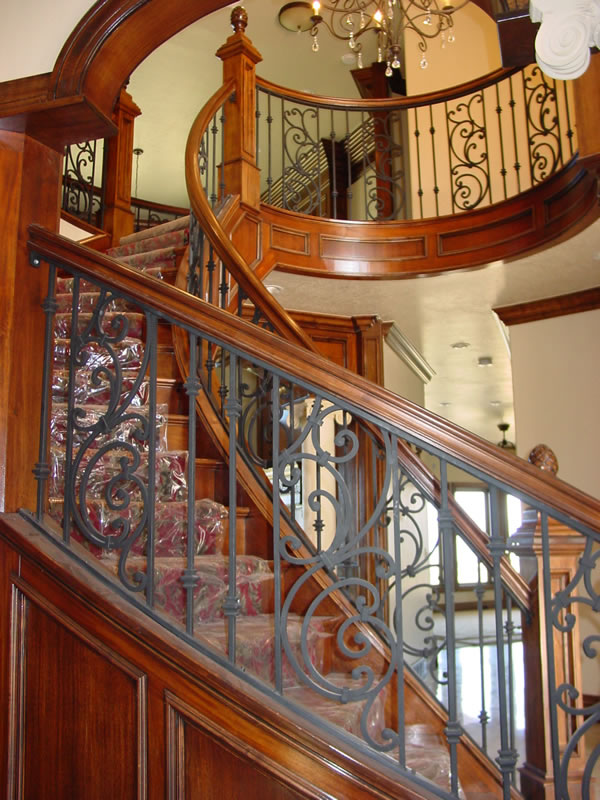 curved railing