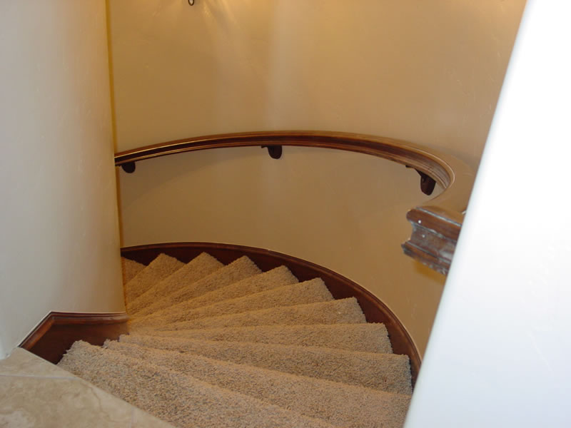 curved handrail