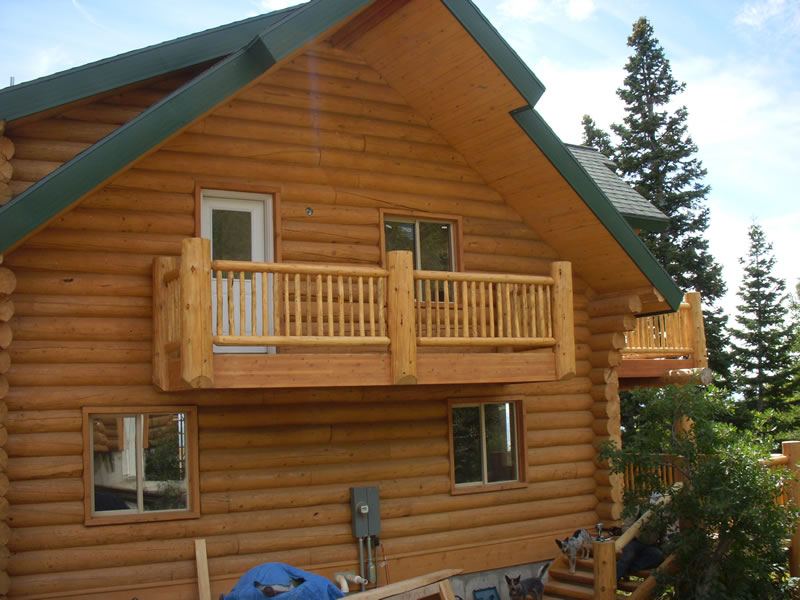 North side with deck
