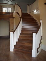 Walnut Spiral Staircase